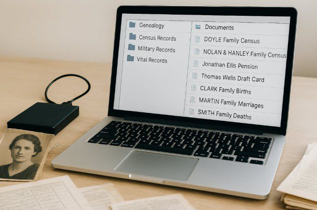 Digitalised Filing Creating a Digital Filing System for Records | Family History Hound